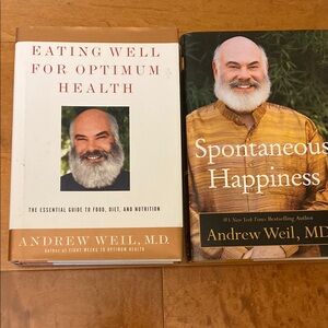 Two books from Dr.Andrew Weil. They’re great books to add to a collection.